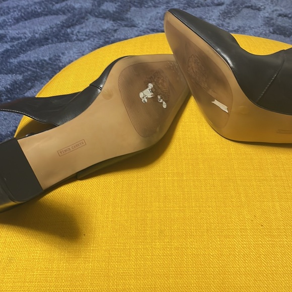 Size 11 black Vince Camuto sling back pumps. Worn once. - Picture 4 of 6
